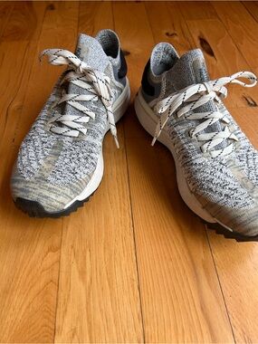 The North Face Womens Knit Athletic Shoes - Gray & White